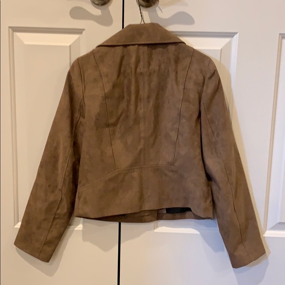 JCrew Mercantile XS brown suede jacket - Picture 3 of 4